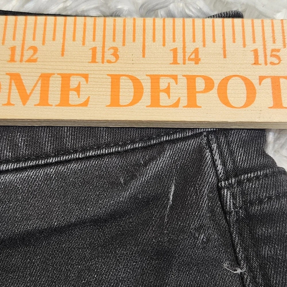 LuLaRoe Denim Bermuda‎ Shorts Women Size 28 Black Gray